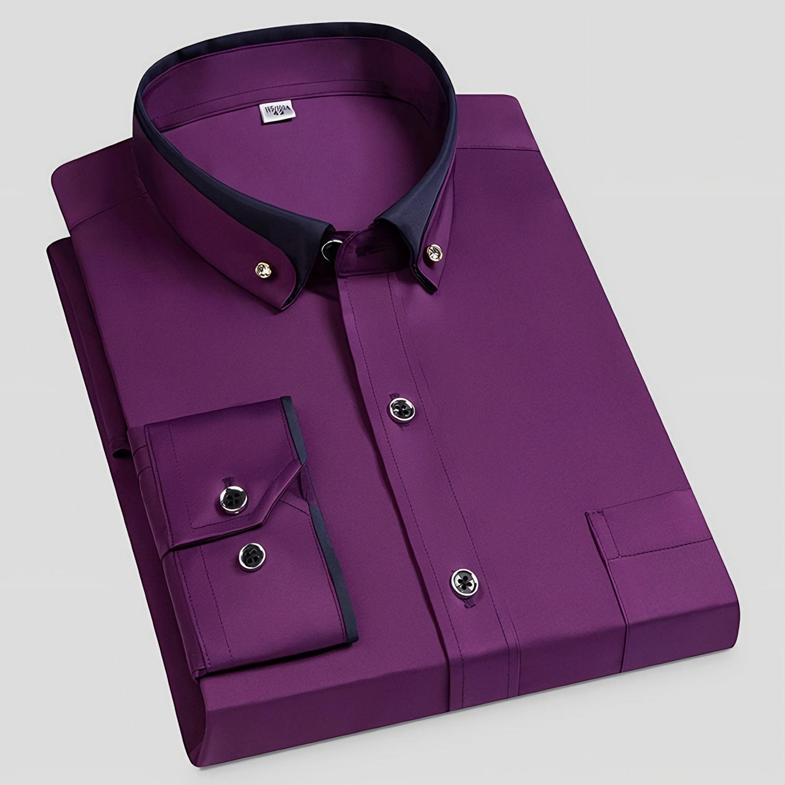Men's Long Sleeve Dress Shirt — view 4