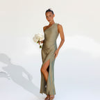 Women's One Shoulder Maxi Dress — view 2