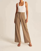 Women's High-Rise Wide Leg Casual Pants — TOPNEWPLACE (view 5)