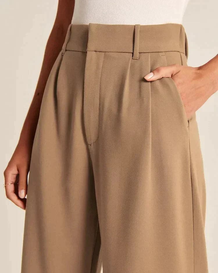 Women's High-Rise Wide Leg Casual Pants — TOPNEWPLACE (view 8)