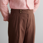 Jonathan | Men’s Straight Leg Tailored Cropped Trousers