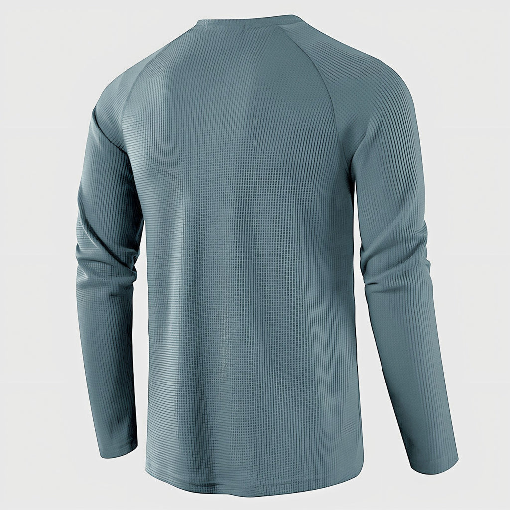 Men's Knit Long Sleeve Henley — view 14