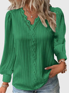 Andrea | Elegant Pullover Blouse — view 2
