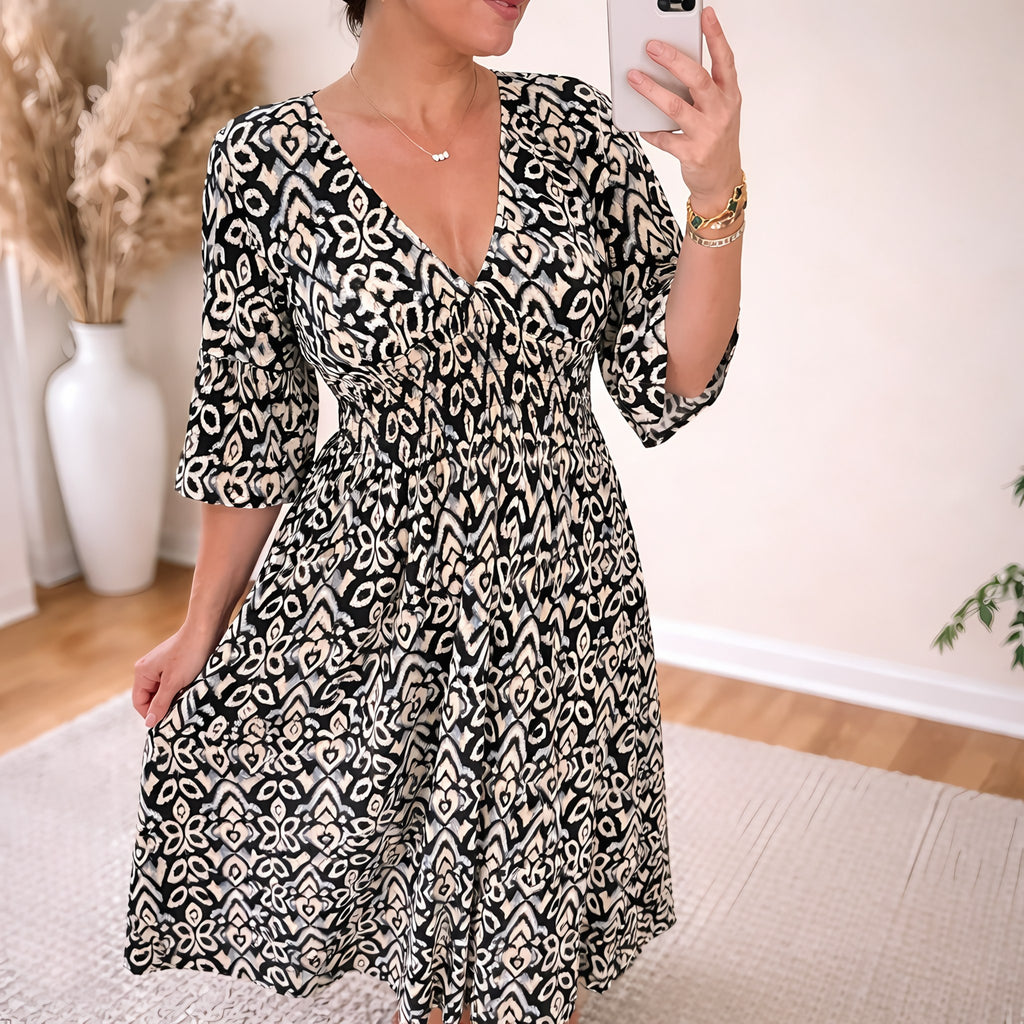 Women's A-Line V-Neck Maxi Dress — view 2