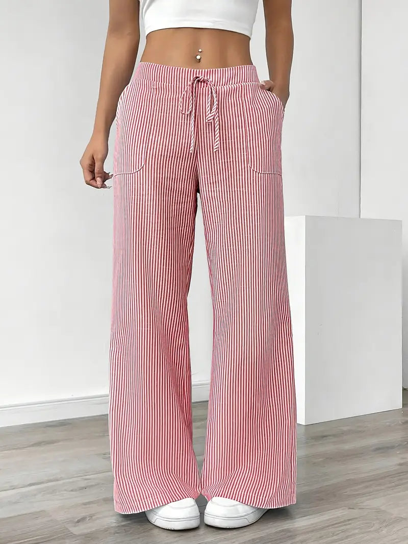 Bernice | Women’s Boho Beach Flare Trousers — TOPNEWPLACE (view 5)