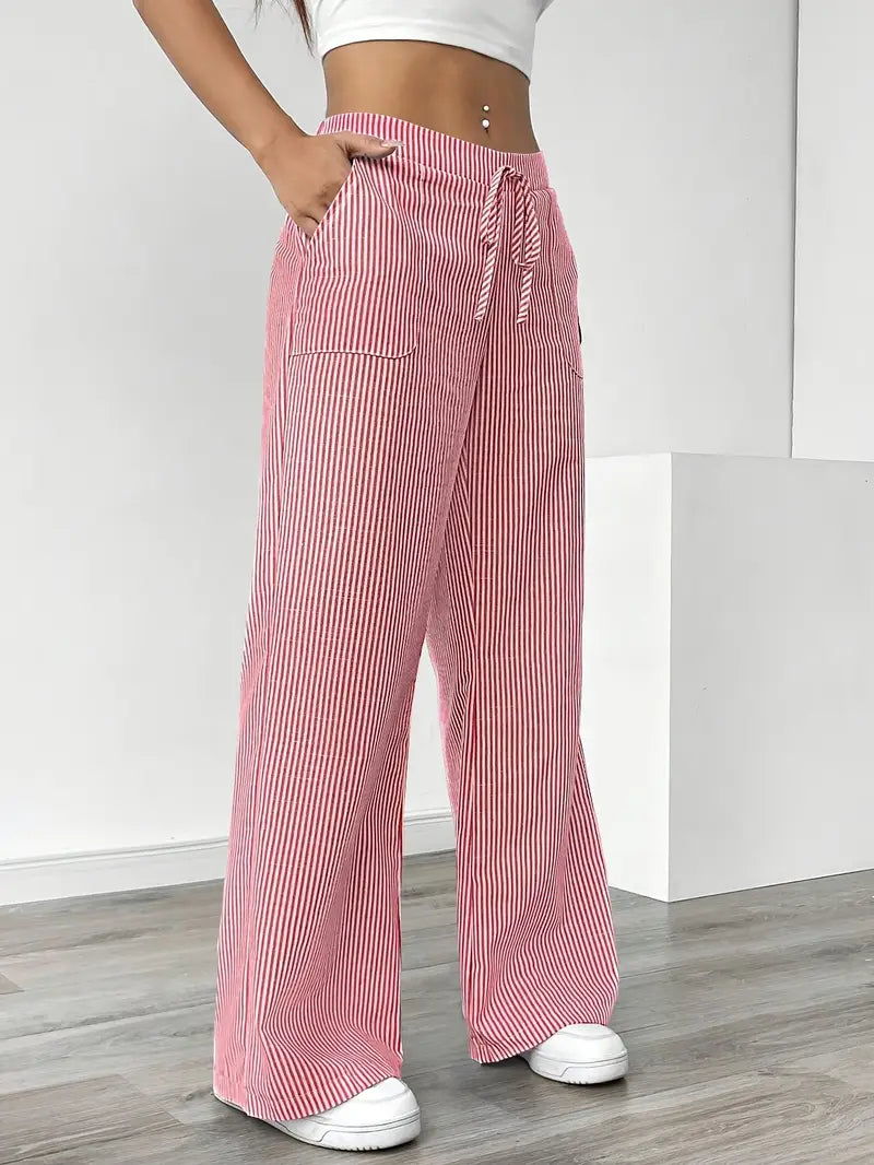 Bernice | Women’s Boho Beach Flare Trousers — TOPNEWPLACE (view 11)