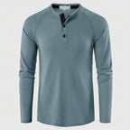 Men's Knit Long Sleeve Henley — view 13