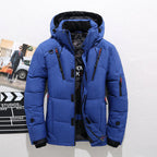 Duck Down Jacket Thermal Insulated Winter Coat With Windproof Hood — view 1