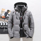 Duck Down Jacket Thermal Insulated Winter Coat With Windproof Hood — view 2
