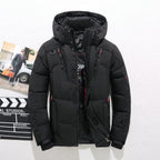Duck Down Jacket Thermal Insulated Winter Coat With Windproof Hood — view 3