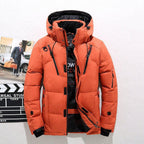 Duck Down Jacket Thermal Insulated Winter Coat With Windproof Hood — view 4