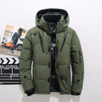 Duck Down Jacket Thermal Insulated Winter Coat With Windproof Hood — view 5