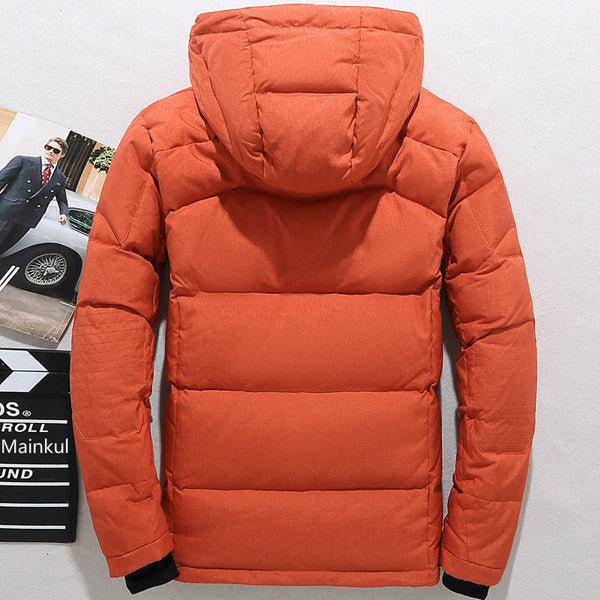 Duck Down Jacket Thermal Insulated Winter Coat With Windproof Hood — view 7