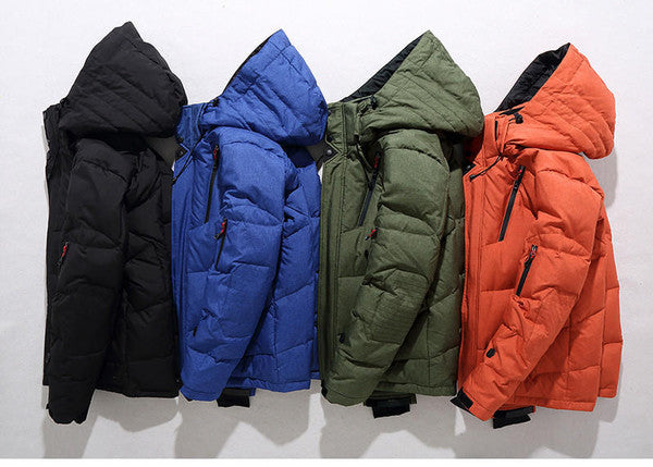 Duck Down Jacket Thermal Insulated Winter Coat With Windproof Hood — view 8