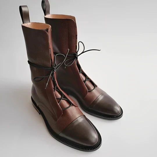 Silvia | Women’s Lace Up Mid Calf Boots