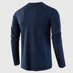 Men's Knit Long Sleeve Henley — view 3