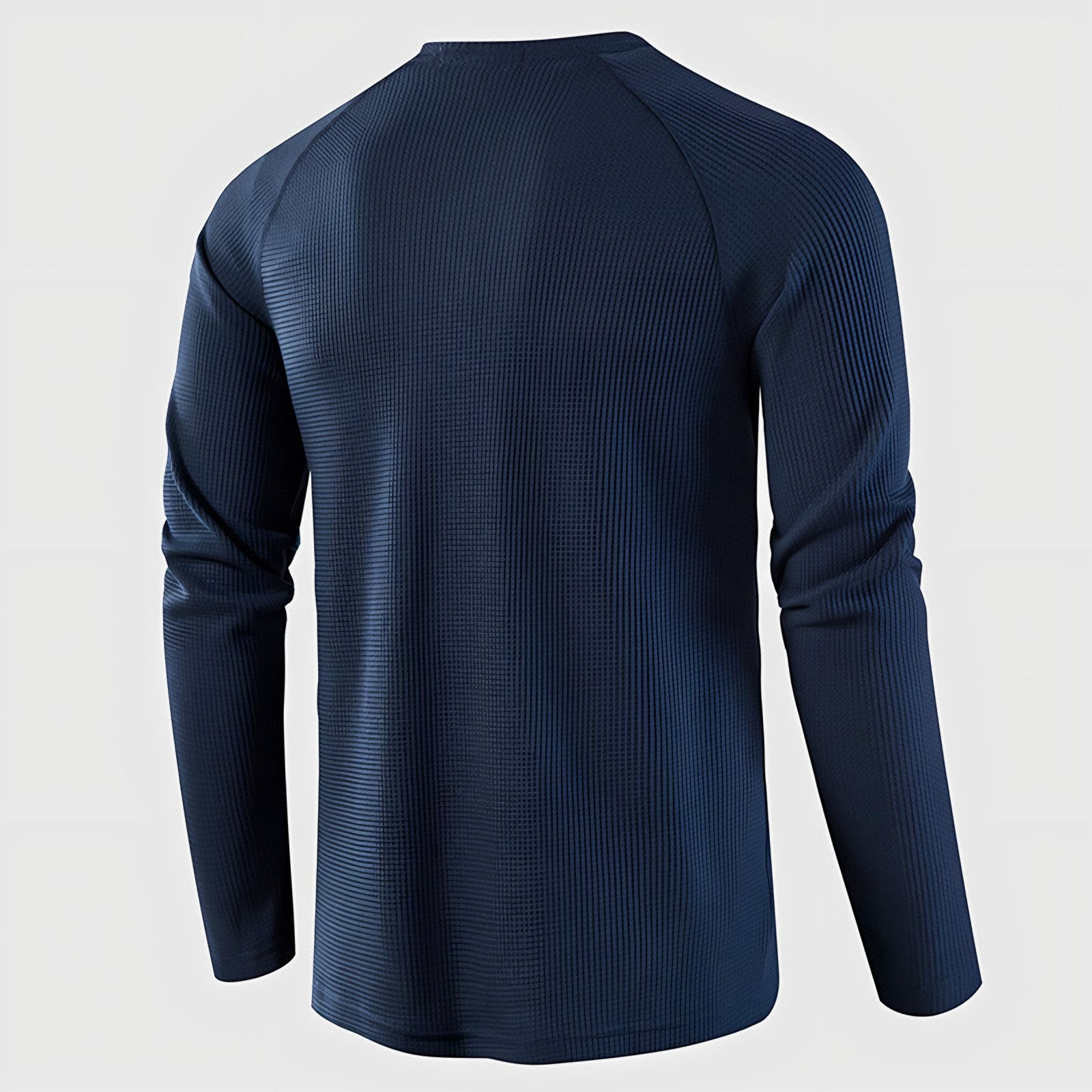 Men's Knit Long Sleeve Henley — view 3