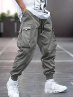 Oliver | Men’s Cuffed Ankle Cargo Jogger Pants