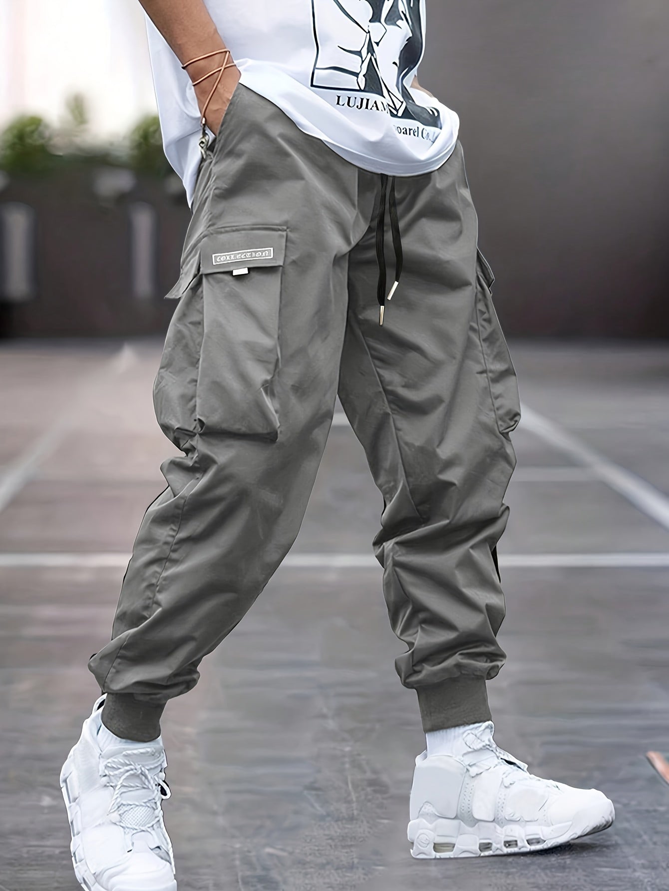 Oliver | Men’s Cuffed Ankle Cargo Jogger Pants