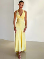 Women's Sleeveless Open Back Maxi Dress — view 1
