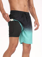 Henry | Flamingo Print Swim Trunks