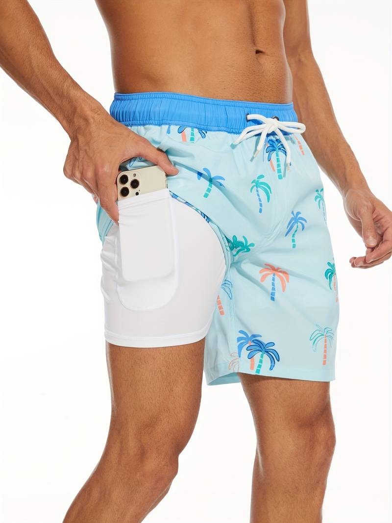 Henry | Flamingo Print Swim Trunks — TOPNEWPLACE (view 8)