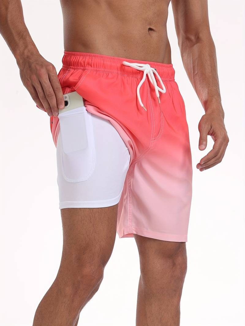 Henry | Flamingo Print Swim Trunks