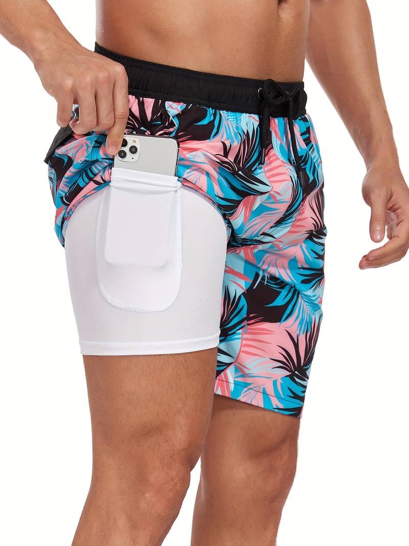 Henry | Flamingo Print Swim Trunks — TOPNEWPLACE (view 11)
