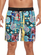 Henry | Flamingo Print Swim Trunks — TOPNEWPLACE (view 6)