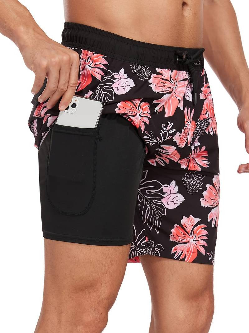 Henry | Flamingo Print Swim Trunks — TOPNEWPLACE (view 12)