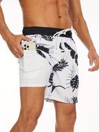 Henry | Flamingo Print Swim Trunks — TOPNEWPLACE (view 5)