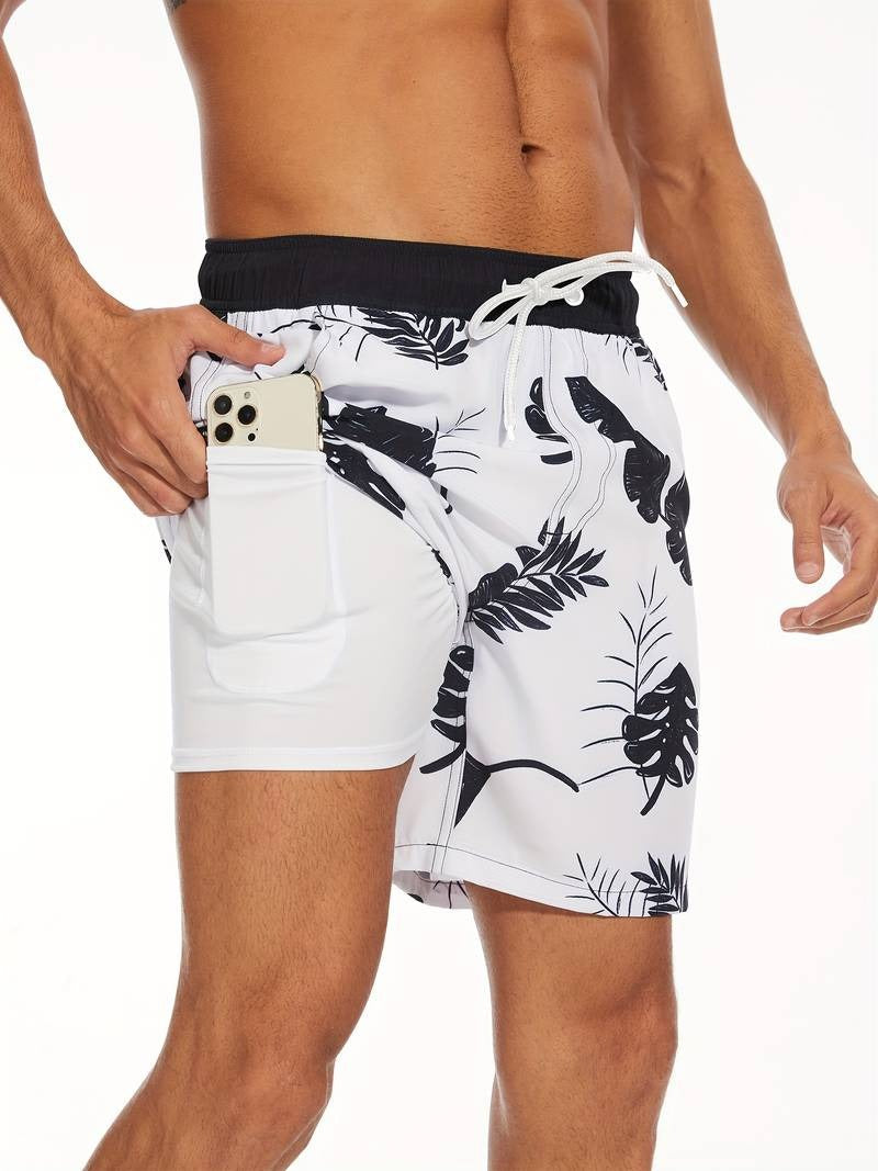 Henry | Flamingo Print Swim Trunks — TOPNEWPLACE (view 5)