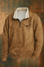 Jasper | Fleece Quarter Zip Sweatshirt — TOPNEWPLACE (view 4)
