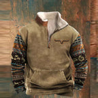 Jasper | Fleece Quarter Zip Sweatshirt — TOPNEWPLACE (view 3)