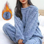 Annabelle | Fluffy Pajama Two Piece Set — TOPNEWPLACE (view 8)
