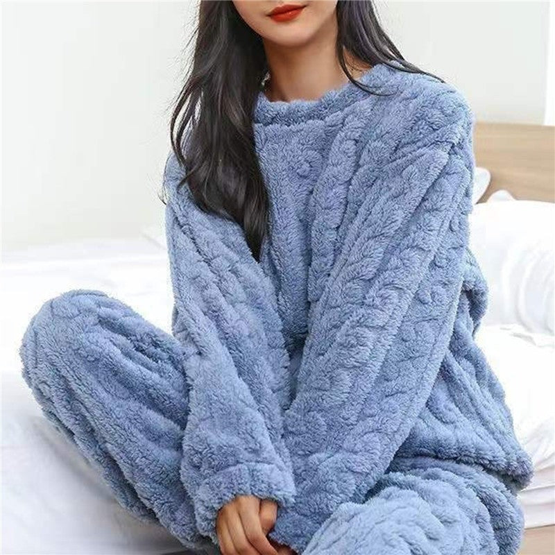 Annabelle | Fluffy Pajama Two Piece Set — TOPNEWPLACE