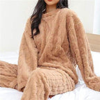 Annabelle | Fluffy Pajama Two Piece Set — TOPNEWPLACE (view 5)