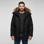 Oliver | Fur Hooded Winter Parka Coat — TOPNEWPLACE (view 5)