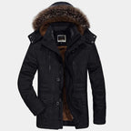 Oliver | Fur Hooded Winter Parka Coat — TOPNEWPLACE