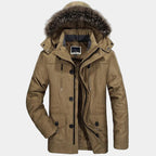 Oliver | Fur Hooded Winter Parka Coat — TOPNEWPLACE (view 4)