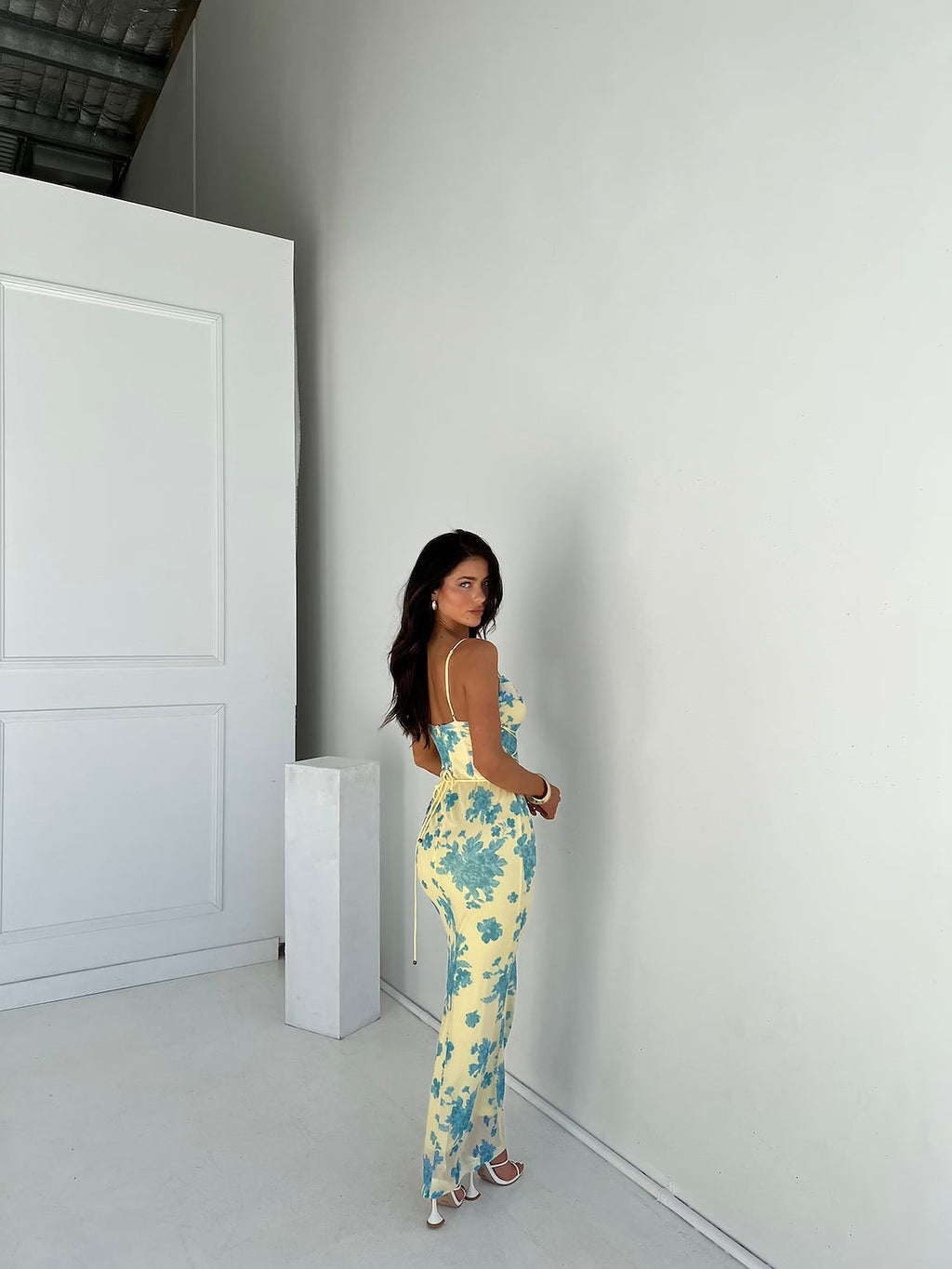 Women's Floral Maxi Sleeveless Dress — view 4