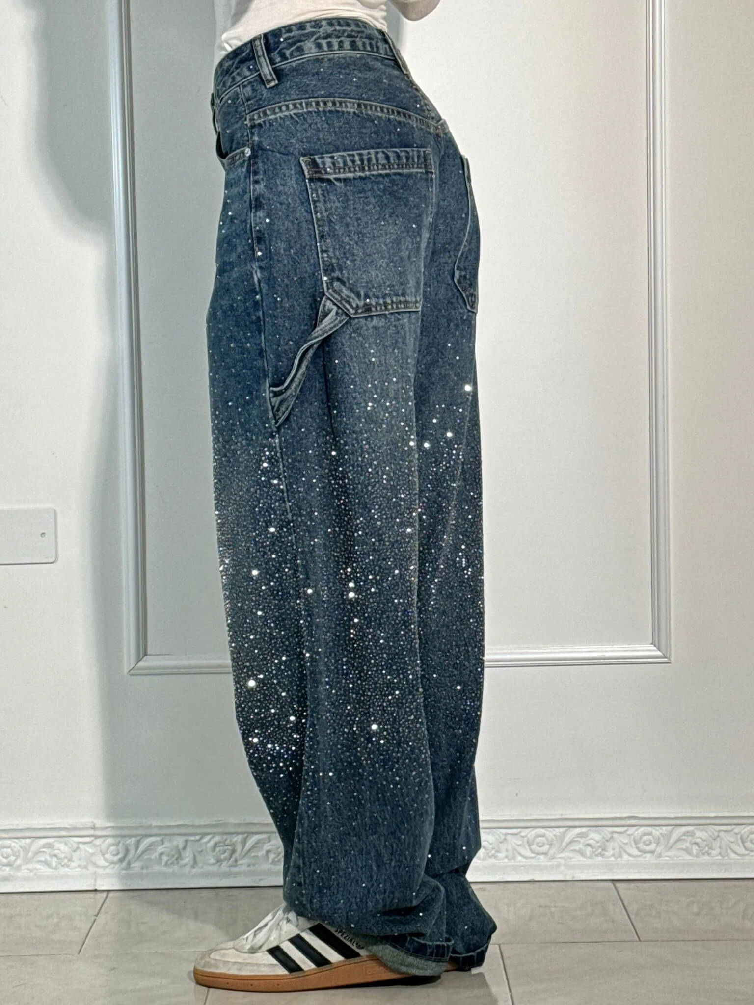 Lisette | Women’s Utility Baggy Denim Pants — TOPNEWPLACE (view 3)