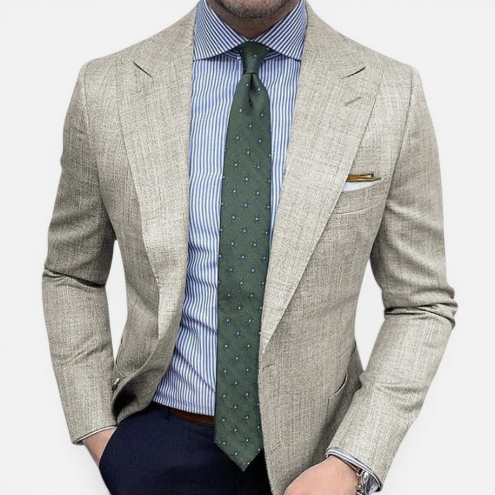 Mens Tailored Fit Blazer Jacket — Warm