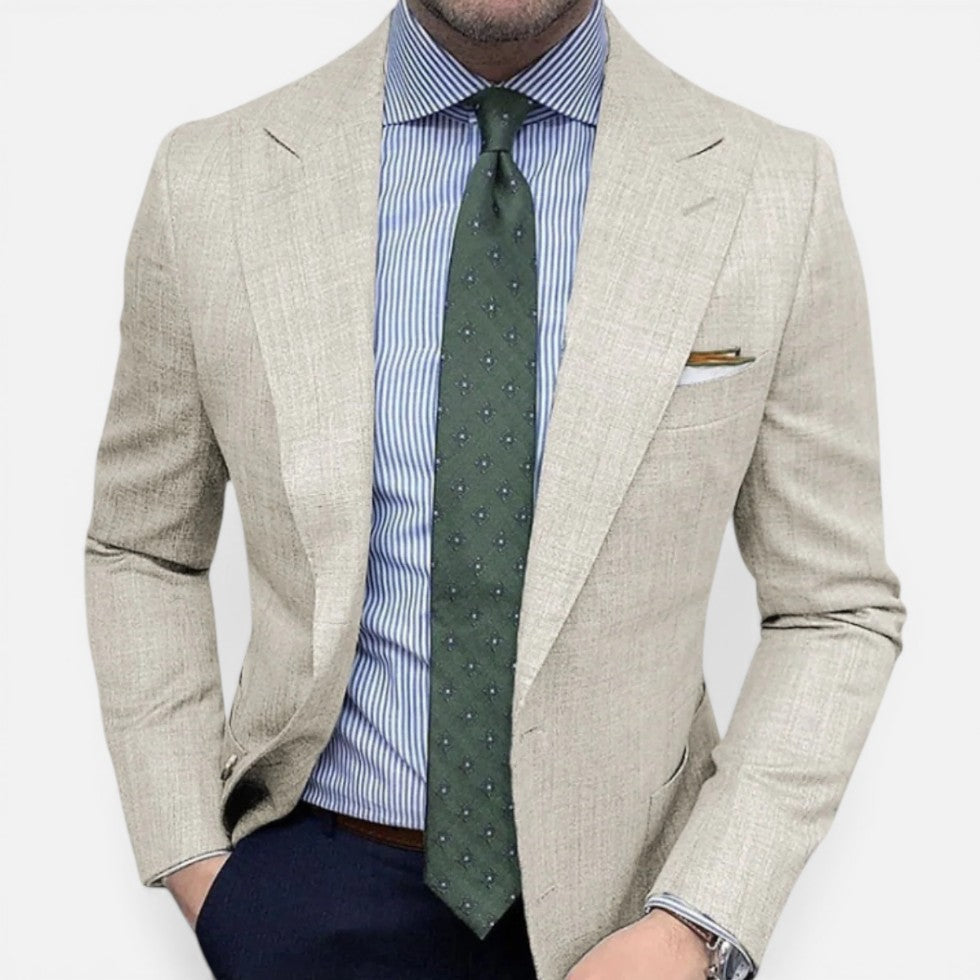 Mens Tailored Fit Blazer Jacket — Warm