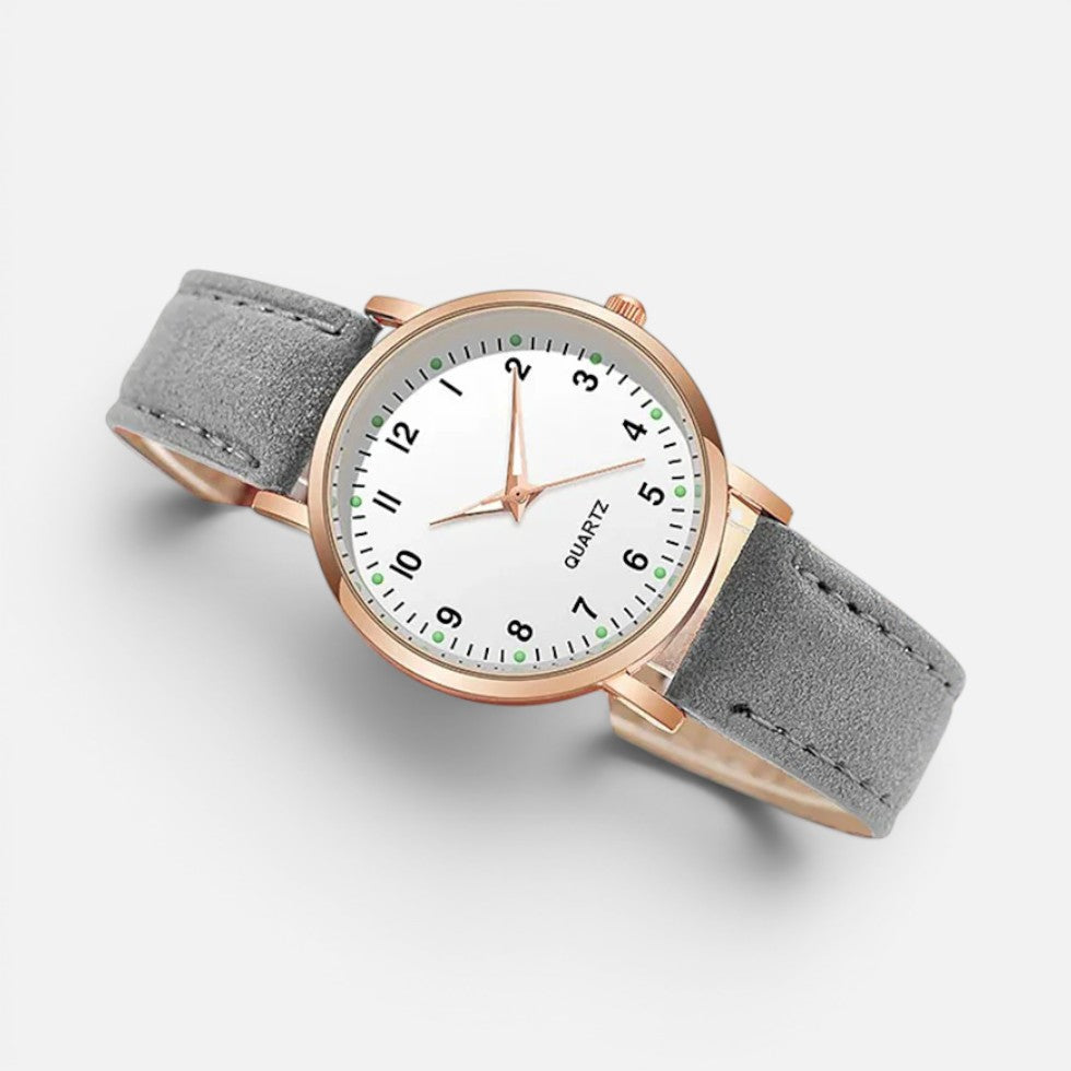 Minimalist Quartz Strap Watch — Comfortable