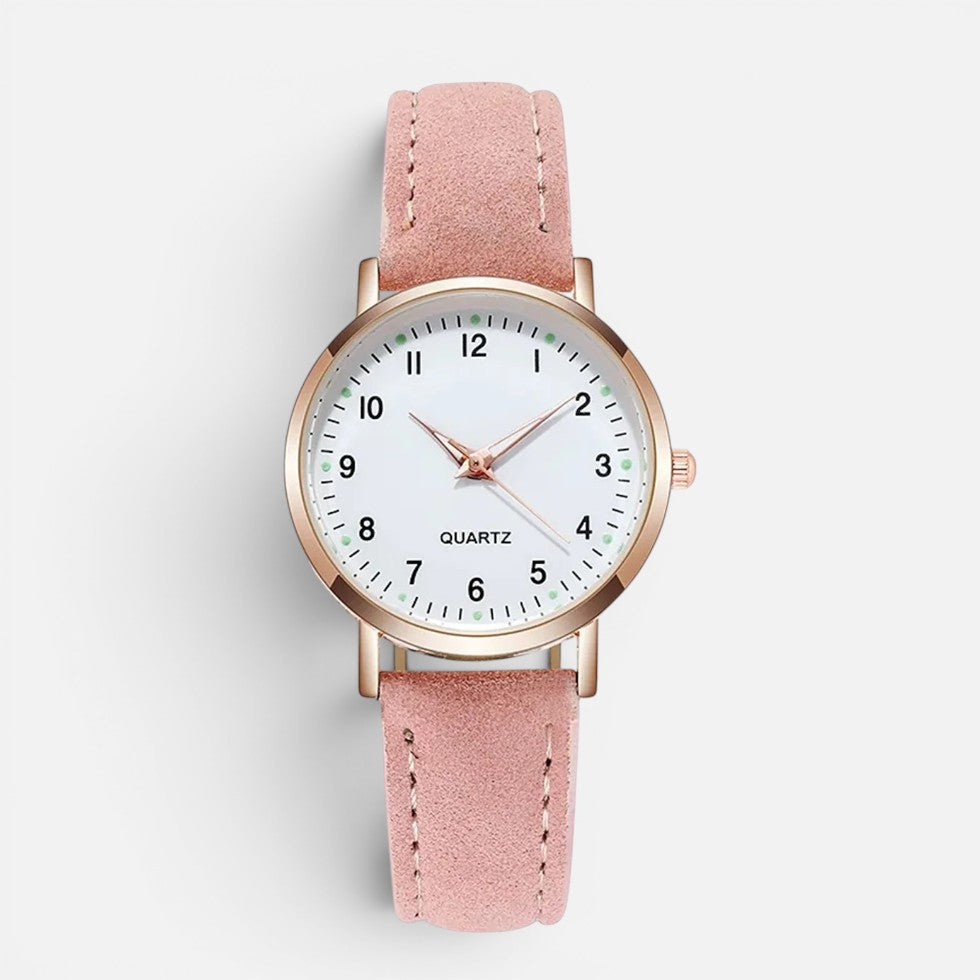 Minimalist Quartz Strap Watch — Comfortable