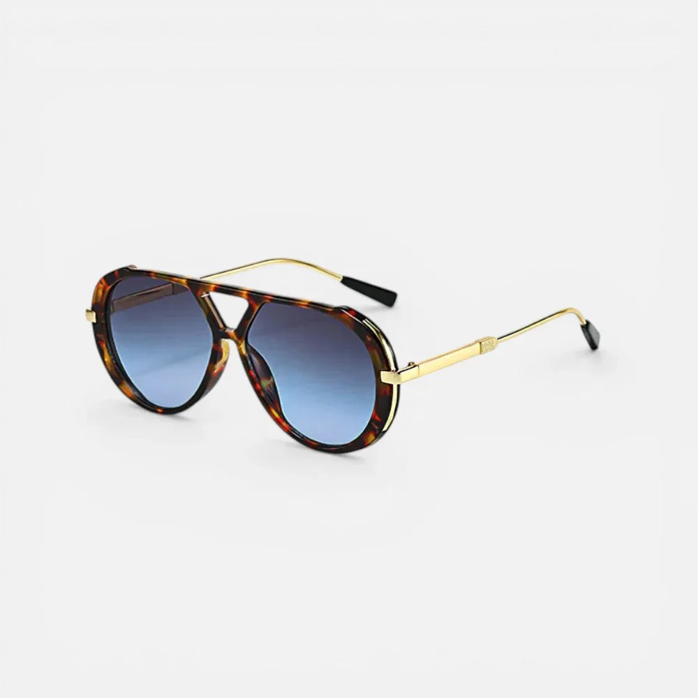 Metal Frame Aviator Sunglasses Gradient Lenses — Comfortable