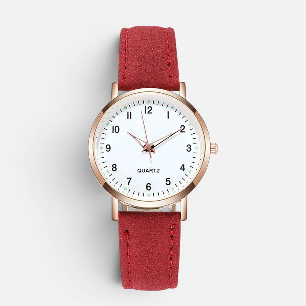 Minimalist Quartz Strap Watch — Comfortable