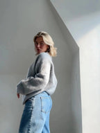Susanna | Women's Oversized Mohair Crew Neck Jumper