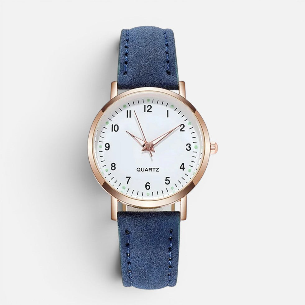Minimalist Quartz Strap Watch — Comfortable